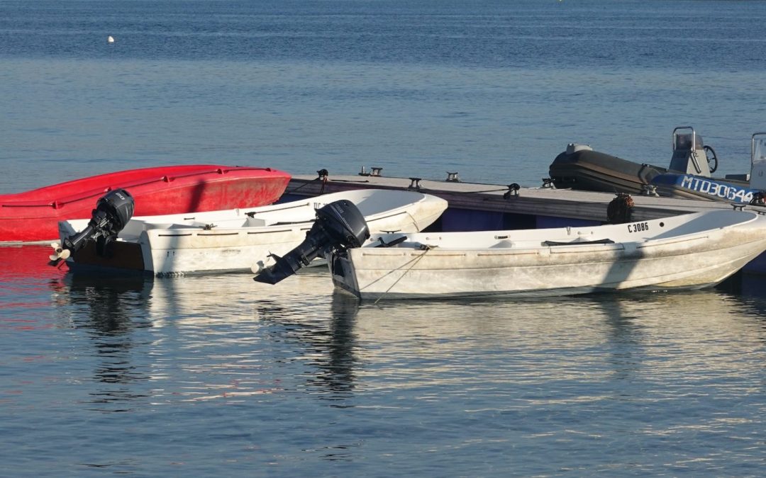 Sur les pontons