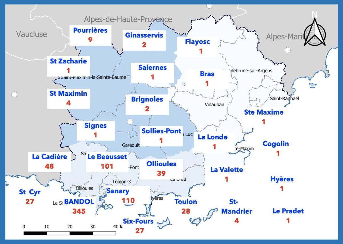 Carte pratiquants VAR